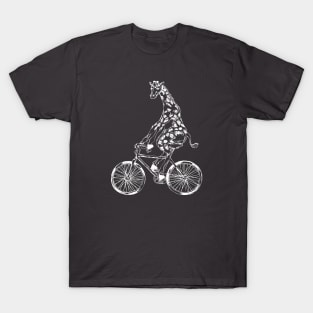 SEEMBO Giraffe Cycling Bicycle Bicycling Biking Riding Bike T-Shirt